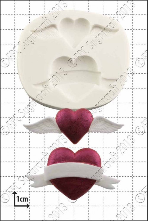'Valentine Hearts' Silicone Mould